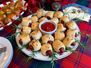 celebrate festive pigs