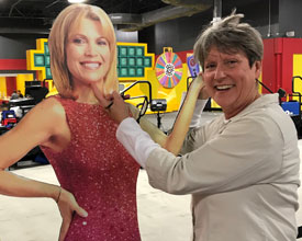 whatever Vivian Bikulege with Vanna White