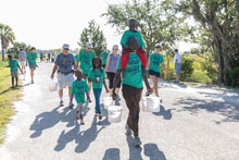 Walk Diverse group returning from Sands Beach